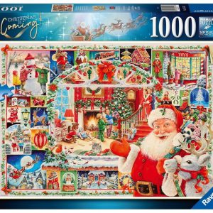 Køb Trower: Julen er på vej - 1000 brikker Brætspil