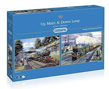 Køb Up Main & Down Loop - 2x500 brikker Brætspil