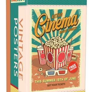 Køb Vintage Posters: I biografen - 1000 brikker Brætspil