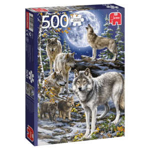 Køb Wolf Pack in Winter - 500 brikker Brætspil