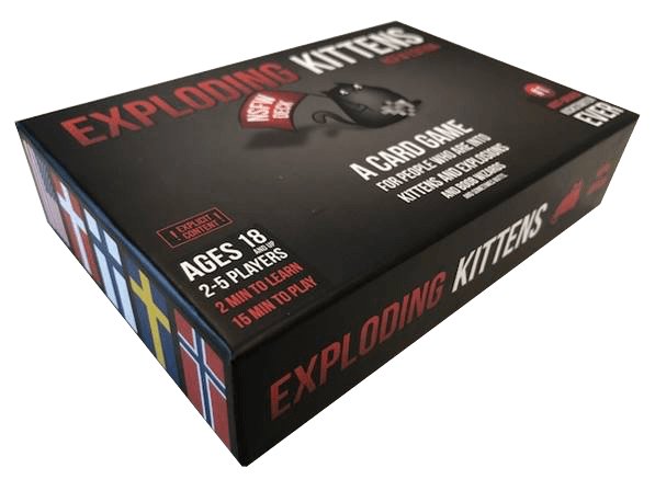 Køb Exploding Kittens NSFW edition - Dansk Brætspil