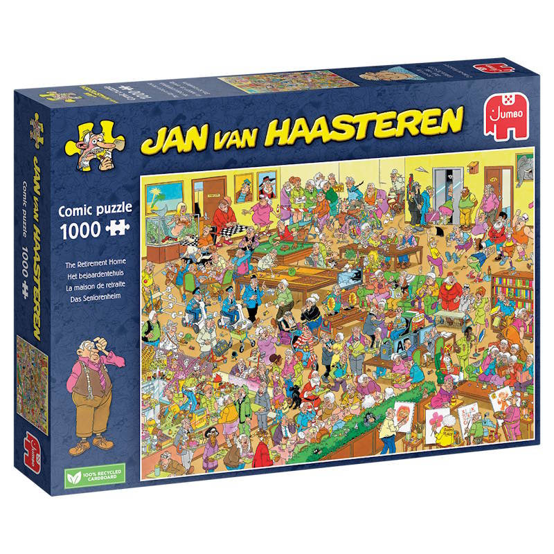 Køb Plejehjemmet - 1000 brikker Brætspil