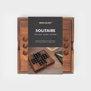 Køb Solitaire Deluxe i Træ Brætspil