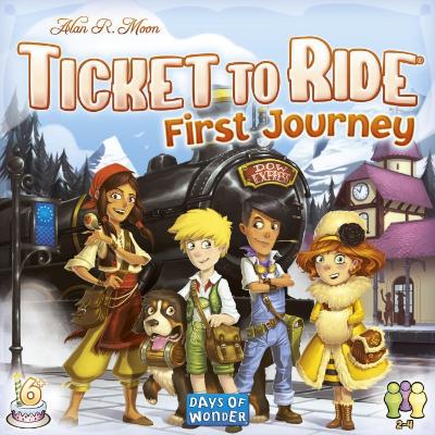 Køb Ticket to Ride First Journey - Europe Brætspil